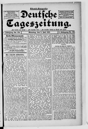 Deutsche Tageszeitung on Jul 9, 1901