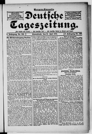 Deutsche Tageszeitung vom 13.07.1901