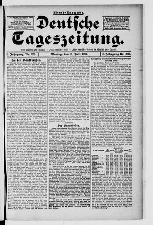Deutsche Tageszeitung vom 15.07.1901