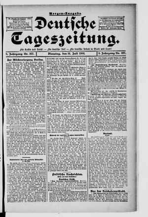 Deutsche Tageszeitung vom 16.07.1901