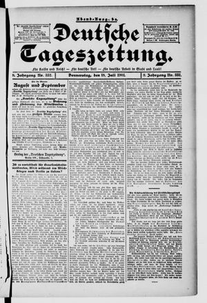Deutsche Tageszeitung vom 18.07.1901