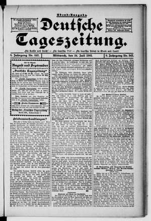 Deutsche Tageszeitung vom 24.07.1901