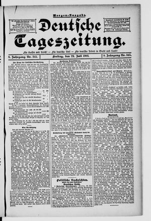 Deutsche Tageszeitung vom 26.07.1901