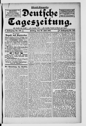 Deutsche Tageszeitung vom 26.07.1901