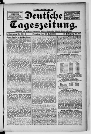Deutsche Tageszeitung vom 30.07.1901