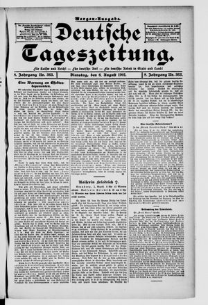 Deutsche Tageszeitung vom 06.08.1901