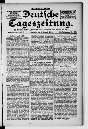 Deutsche Tageszeitung vom 09.08.1901