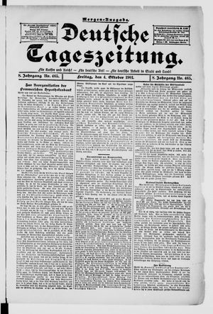 Deutsche Tageszeitung vom 04.10.1901