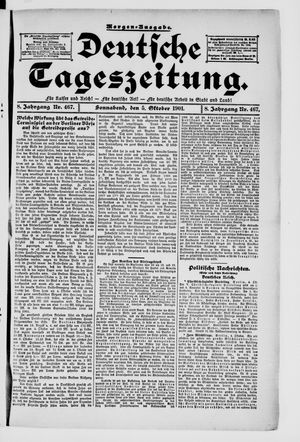 Deutsche Tageszeitung vom 05.10.1901