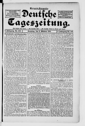 Deutsche Tageszeitung vom 06.10.1901