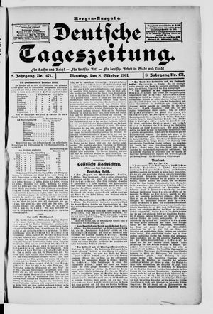 Deutsche Tageszeitung vom 08.10.1901