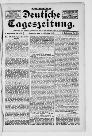 Deutsche Tageszeitung vom 13.10.1901