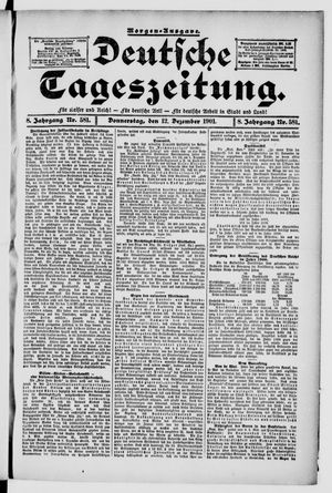 Deutsche Tageszeitung vom 12.12.1901