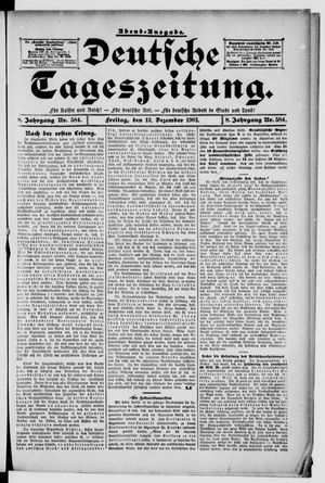 Deutsche Tageszeitung vom 13.12.1901