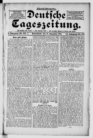 Deutsche Tageszeitung vom 14.12.1901