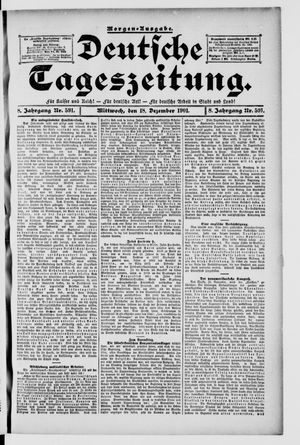 Deutsche Tageszeitung vom 18.12.1901