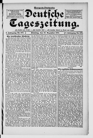 Deutsche Tageszeitung vom 29.12.1901