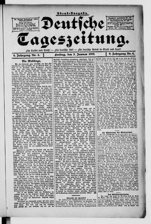 Deutsche Tageszeitung vom 03.01.1902