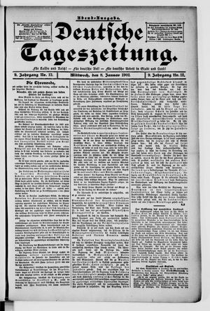 Deutsche Tageszeitung on Jan 8, 1902