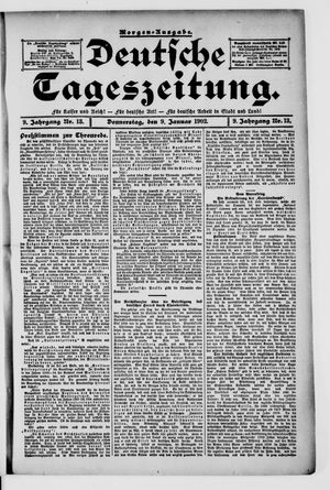 Deutsche Tageszeitung on Jan 9, 1902