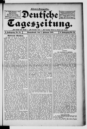 Deutsche Tageszeitung on Feb 1, 1902