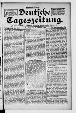 Deutsche Tageszeitung vom 09.02.1902