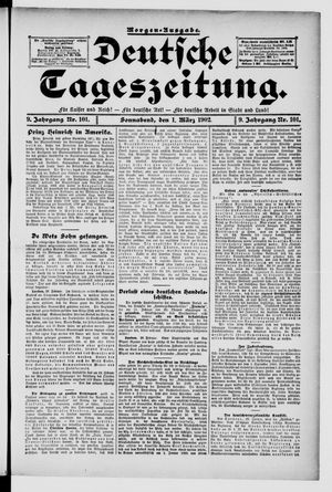 Deutsche Tageszeitung on Mar 1, 1902