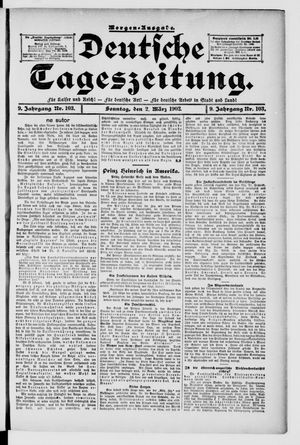 Deutsche Tageszeitung on Mar 2, 1902