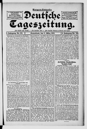 Deutsche Tageszeitung on Mar 8, 1902