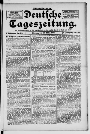 Deutsche Tageszeitung vom 10.03.1902