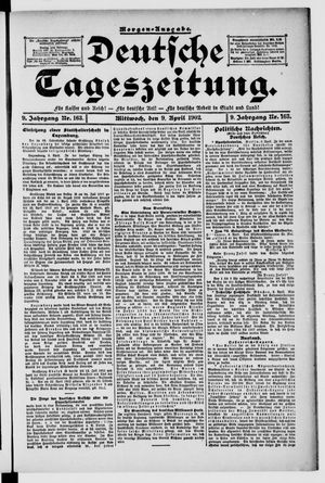 Deutsche Tageszeitung on Apr 9, 1902