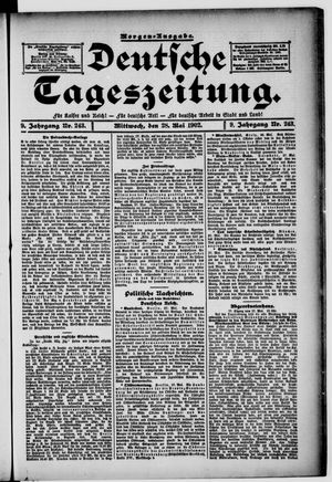 Deutsche Tageszeitung vom 28.05.1902