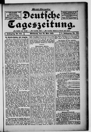Deutsche Tageszeitung vom 28.05.1902