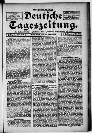 Deutsche Tageszeitung vom 31.05.1902