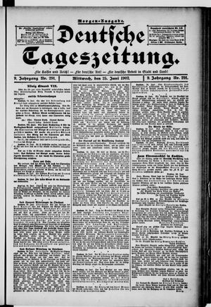 Deutsche Tageszeitung vom 25.06.1902