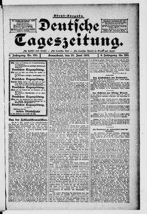 Deutsche Tageszeitung vom 28.06.1902
