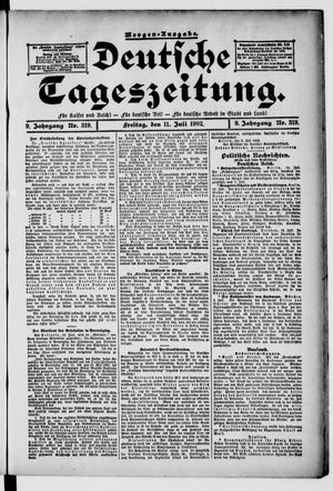 Deutsche Tageszeitung on Jul 11, 1902