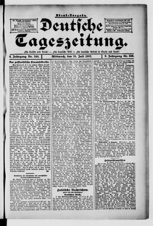 Deutsche Tageszeitung vom 23.07.1902