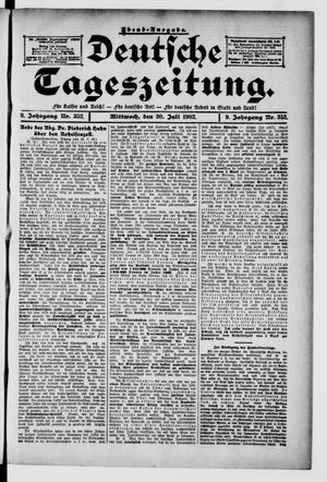 Deutsche Tageszeitung on Jul 30, 1902