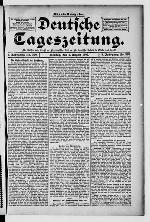 Deutsche Tageszeitung vom 04.08.1902