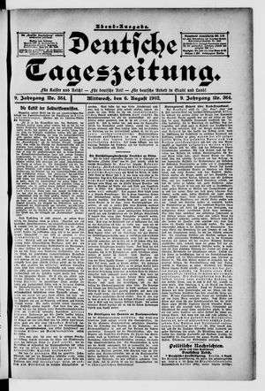 Deutsche Tageszeitung on Aug 6, 1902