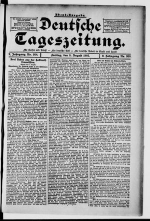 Deutsche Tageszeitung vom 08.08.1902
