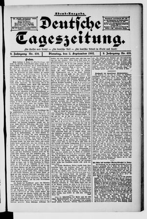 Deutsche Tageszeitung on Sep 2, 1902