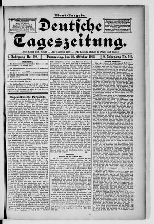 Deutsche Tageszeitung vom 30.10.1902