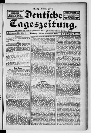 Deutsche Tageszeitung vom 11.11.1902
