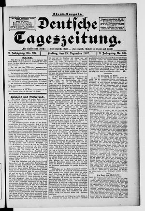 Deutsche Tageszeitung vom 19.12.1902