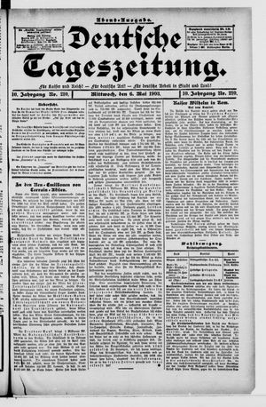 Deutsche Tageszeitung on May 6, 1903