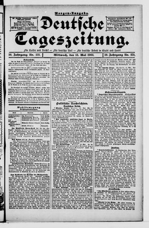 Deutsche Tageszeitung vom 13.05.1903