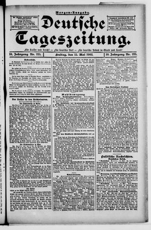 Deutsche Tageszeitung vom 15.05.1903