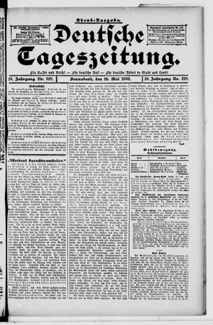 Deutsche Tageszeitung vom 16.05.1903